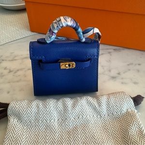 Kelly Twilly Bag Charm Tadelakt